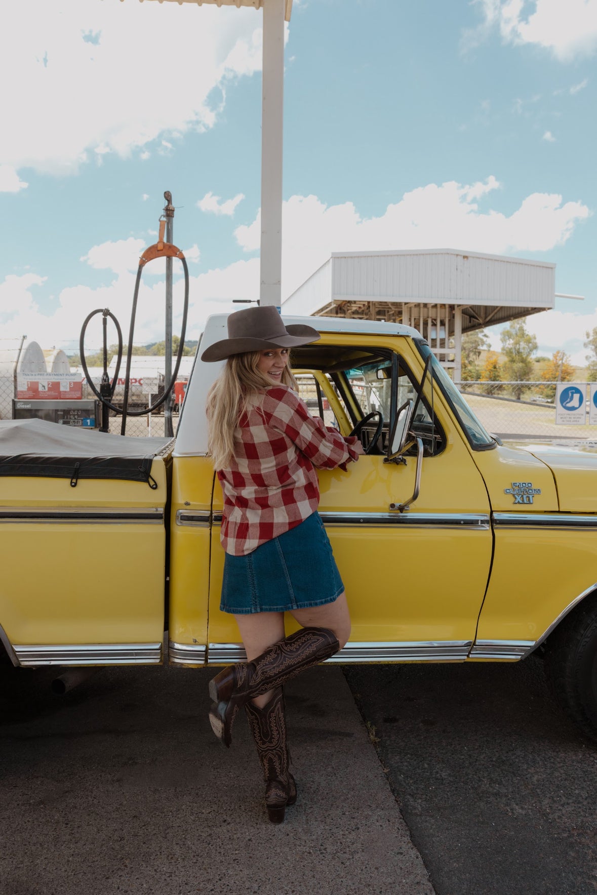 Gabby - Red Gingham