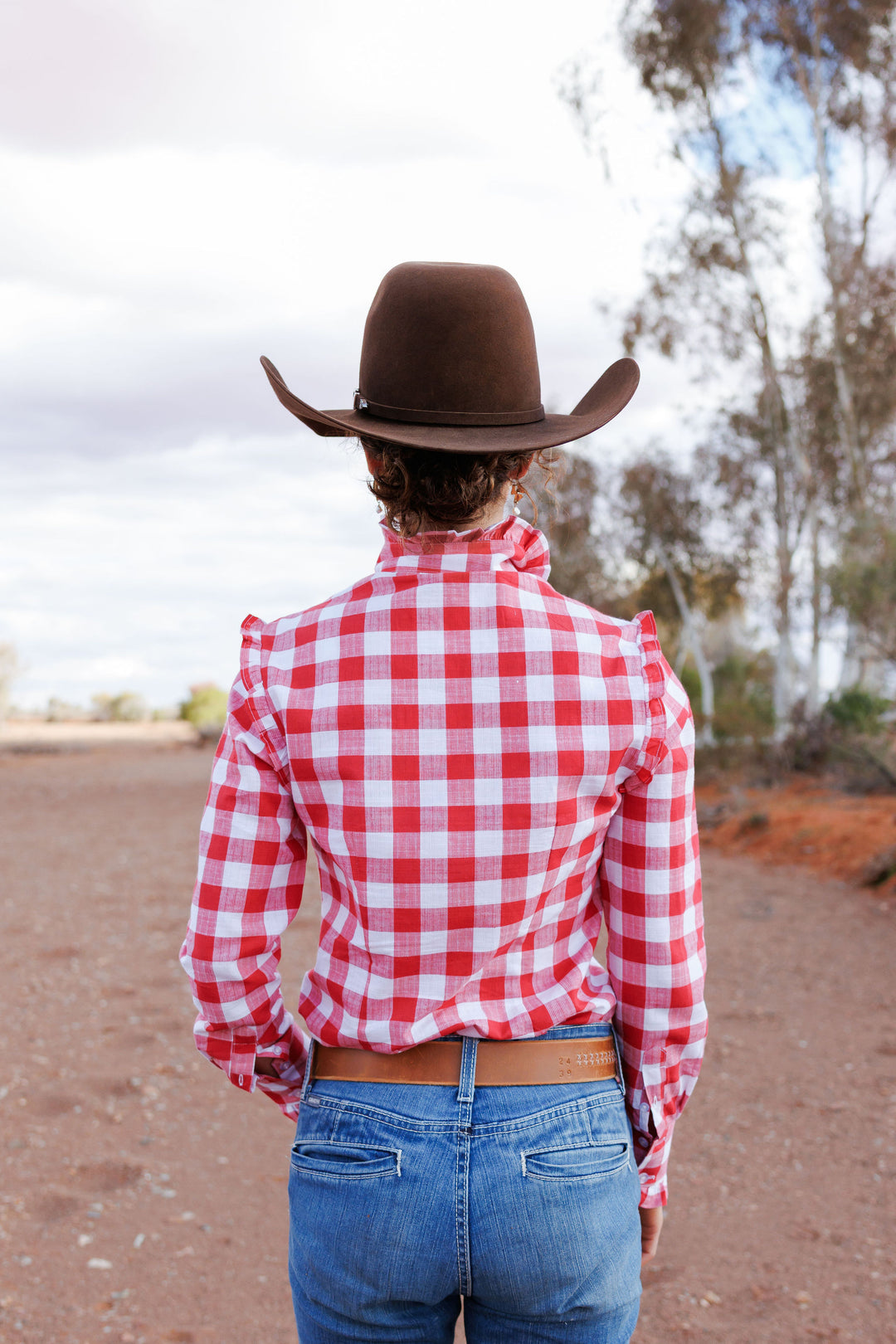 Sara Shirt - Red Check