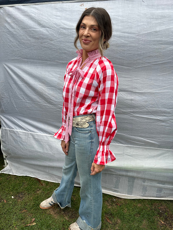 Gabby - Red Check