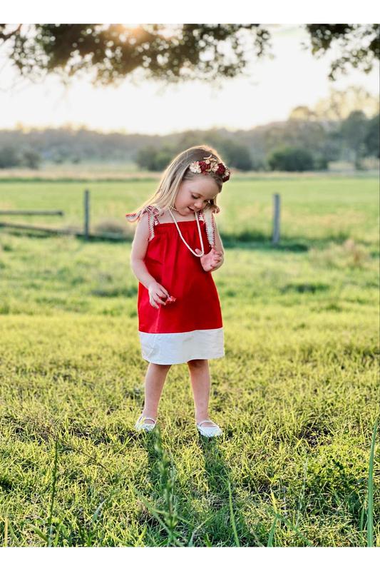 Girls Red Dress - Limited Edition