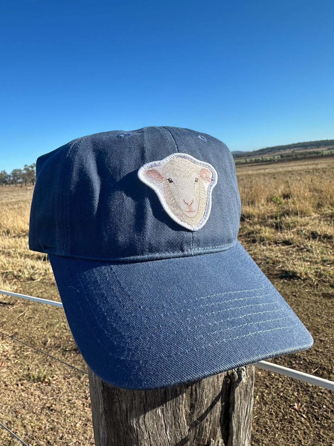 Baseball Cap - Navy Sheep cap