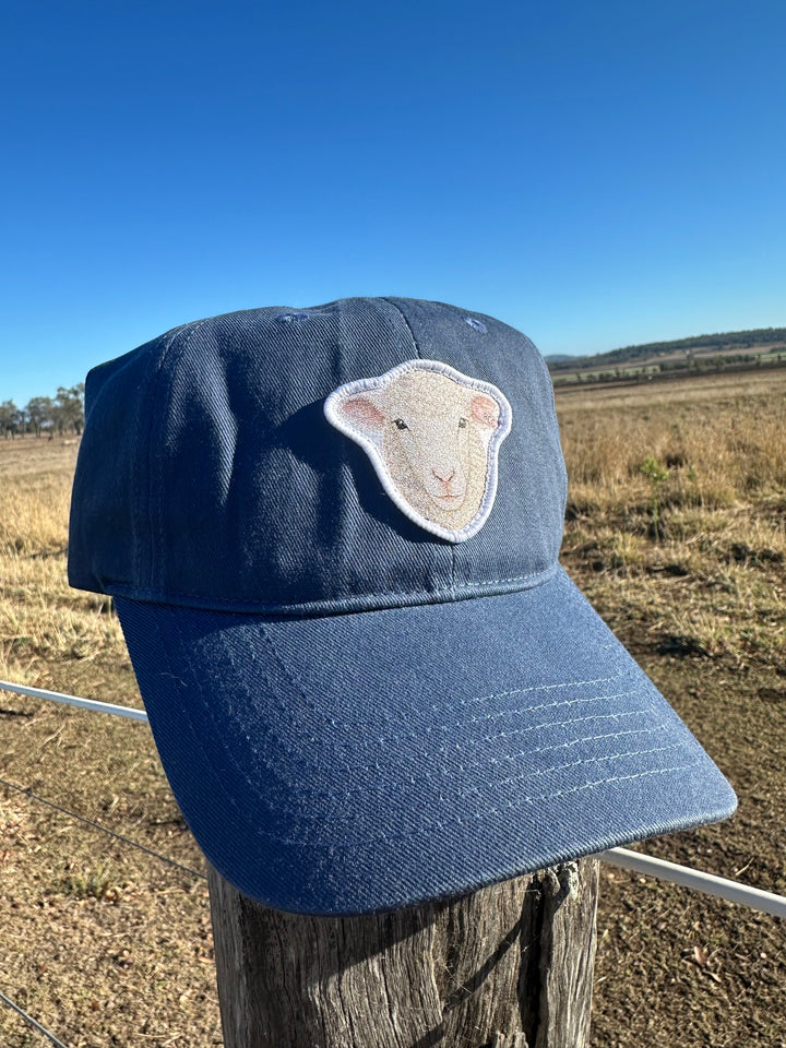Baseball Cap - Navy Sheep cap