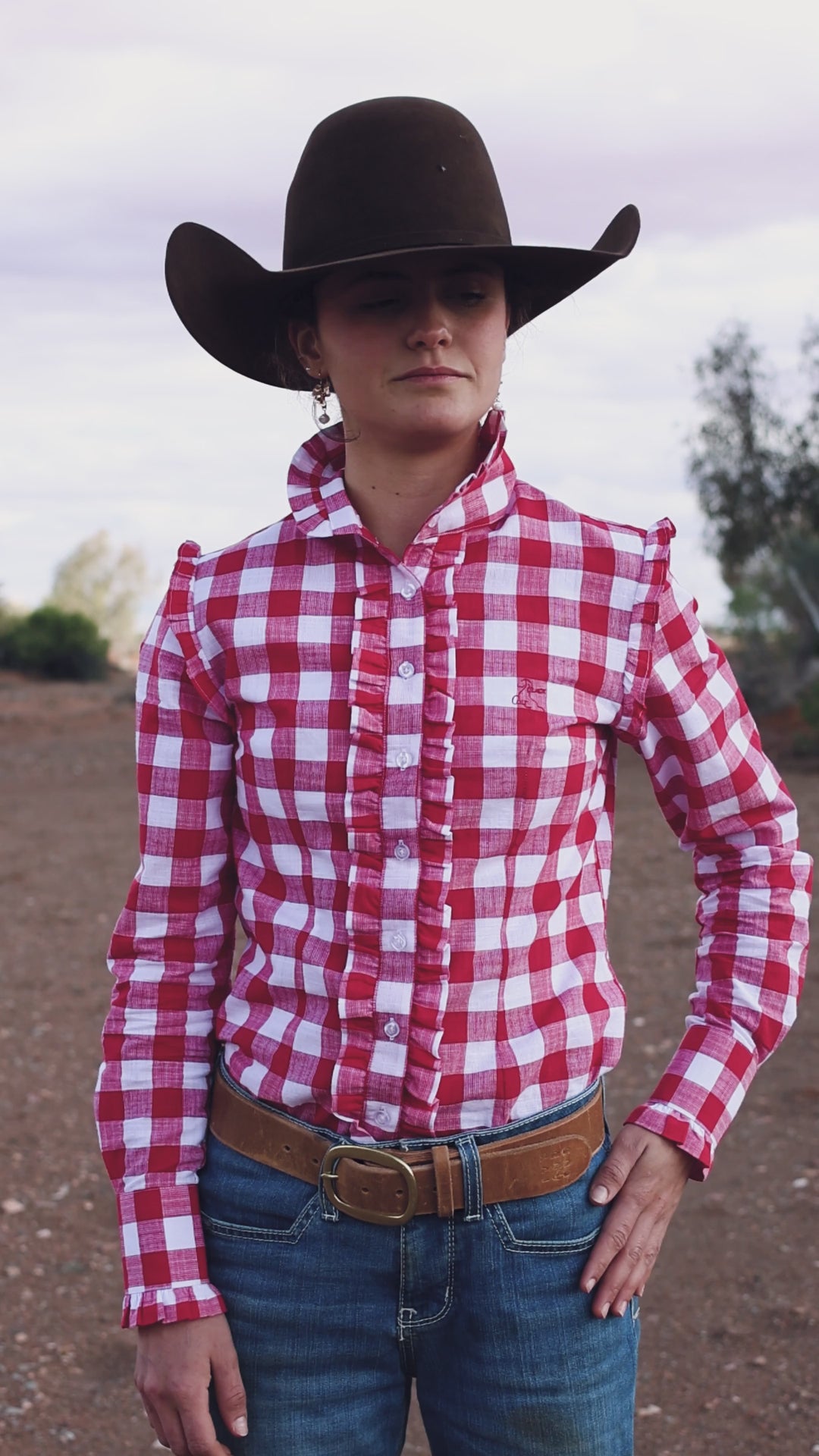 Sara Shirt - Red Check