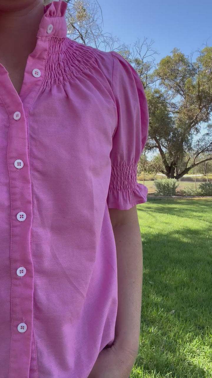 Short Sleeve Pink Shirt – Pretty, Practical, and Perfectly Feminine