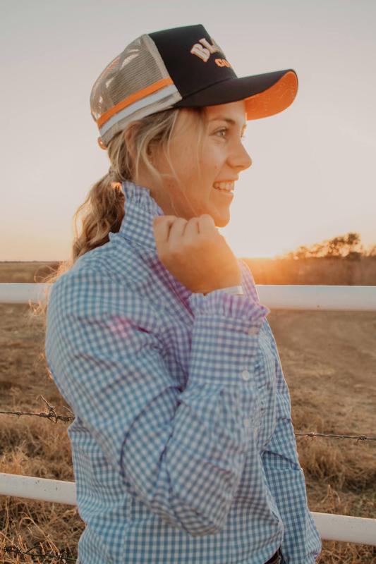 Kirby Shirt - Light Blue Gingham - PRE-ORDER AVAILABLE